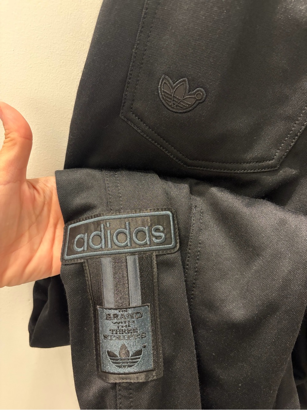 Adidas Originals Blue Version Adibreak Snap Track Pants NWT Black Sz 2 - Picture 10 of 10